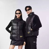 反季 羽绒服 清仓黑金男女同款 时尚