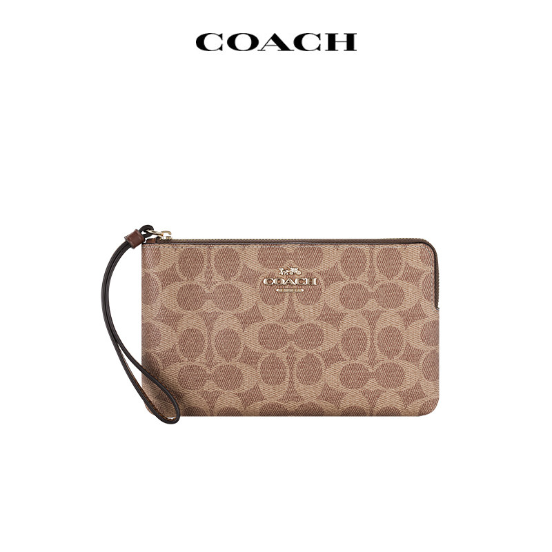 COACH/蔻驰钱包卡包女女士大号印花手拿包轻奢大牌礼物女