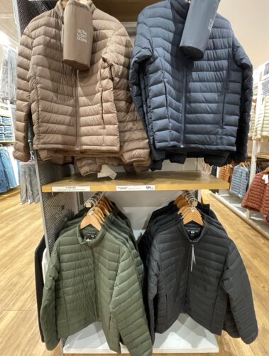 情侣款！棵米ai蕉家秋冬男高级轻型羽绒茄克夹克外套羽绒服463247