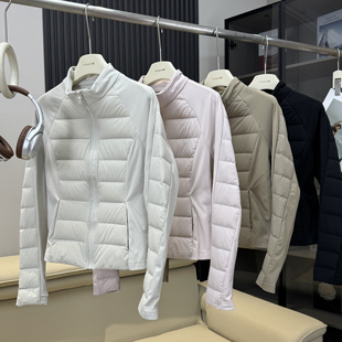 LU家订单！户外山系轻薄保暖90白鸭绒修身显瘦运动羽绒服外套内胆