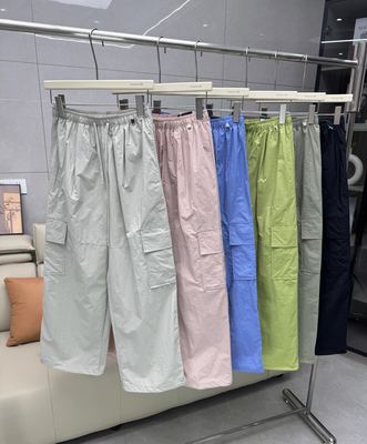 大厂订单！棵家情侣款松紧腰轻量透气防晒工装裤户外防泼水伞兵裤