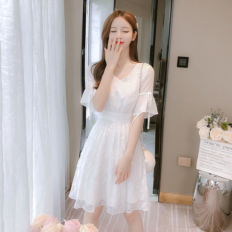 小个子雪纺洋装2026新款