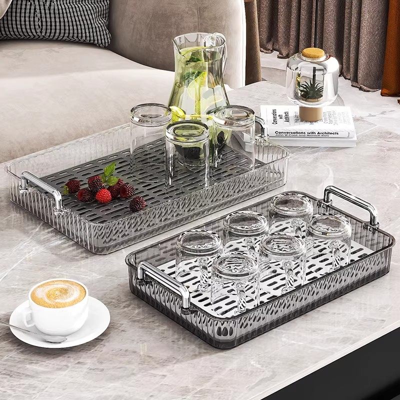 轻奢ins风杯子沥水盘托盘茶几茶盘干果盘水果盘客厅家用糖果零食,餐饮具,茶盘,淘宝优惠券,粉丝福利购,淘宝优惠卷