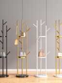 衣帽架落地卧室家用衣架花架客厅简约现代晾挂衣架简易轻奢衣架