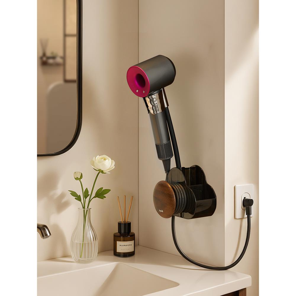 吸盘吹风机懒人支架卫生间解放双手电吹风筒置物架子壁挂收纳神器