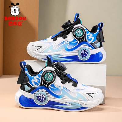 巴布豆男童网面透气篮球鞋夏季