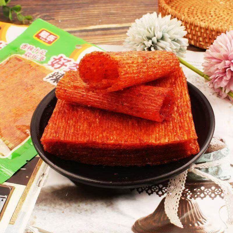 鲲乐辣味面筋条网红小包装零食