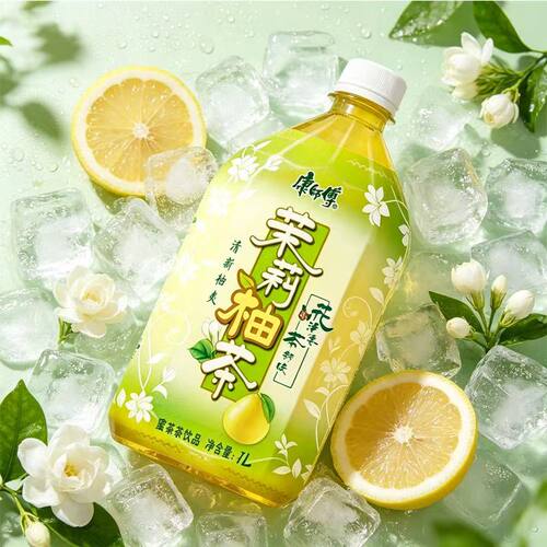 康师傅茉莉柚茶整箱大瓶1L*1瓶