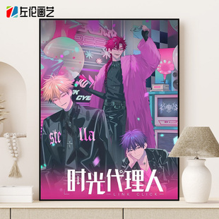 人物2025新款 时光代理人数字油画二次元 手工diy填色手绘油彩画