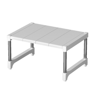 橱柜内分层置物架可伸缩家用厨房柜子隔板台面水槽下锅具收纳架