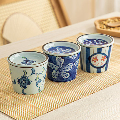 陶瓷手工釉下彩围炉煮茶简约复古