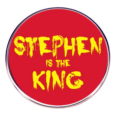 Stephen is The King斯蒂芬·金胸针斯蒂芬才是王者别针胸章徽章