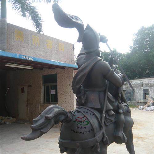 厂家热销骑士人物牢固耐用不变形不退色玻璃钢防铜雕塑圆雕立体