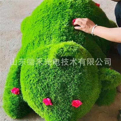 仿真植物绿雕户外景观植物雕塑卡通动物造型绿植绿雕支持来图