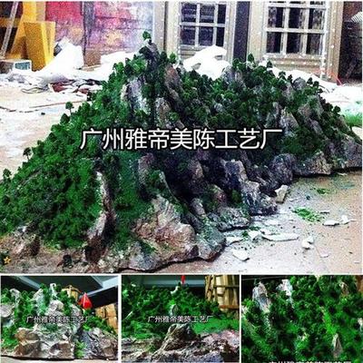 雪景冰山服装新品发布会场景定做假山石头泡沫雕塑橱窗道具美陈