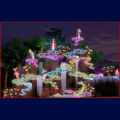 户外景观大型灯会彩灯制作展示公园景区雕塑彩灯摆件