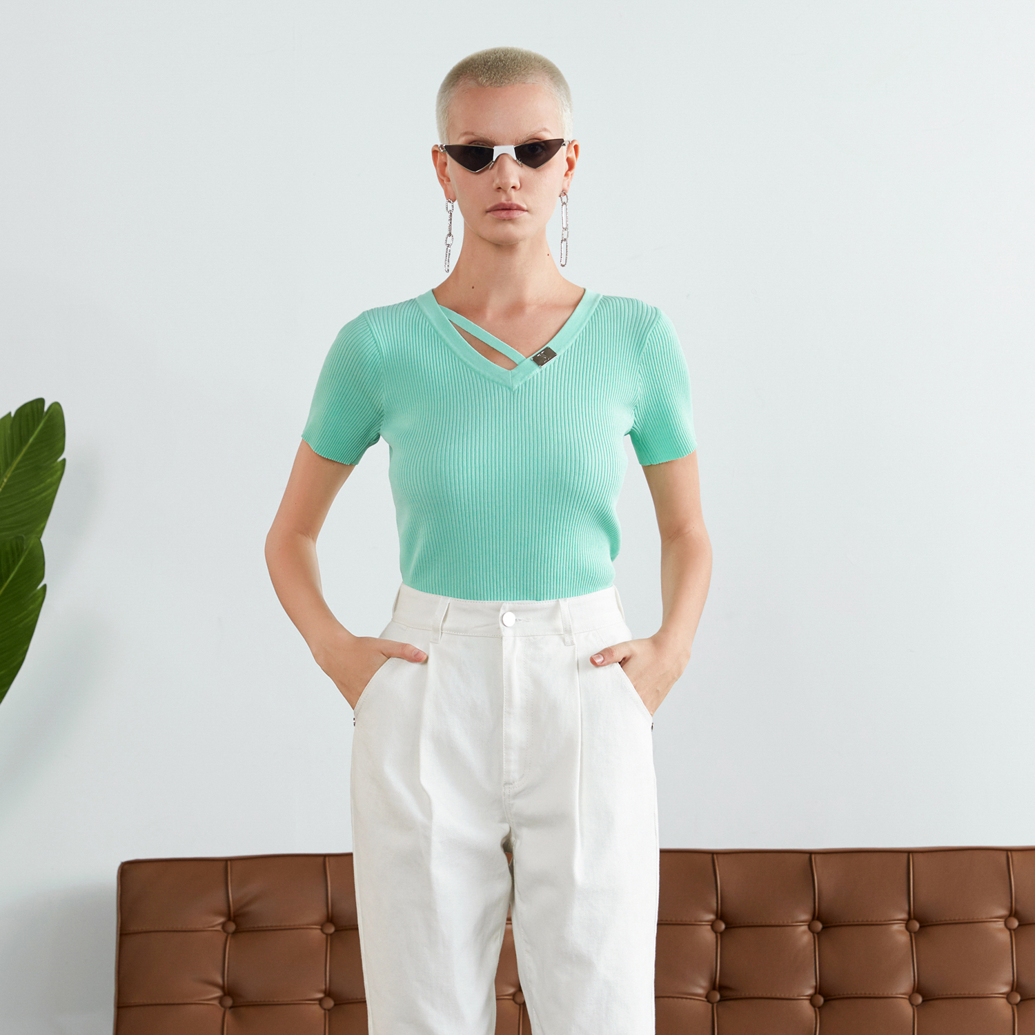 轻奢春季时尚修身显瘦针织衫