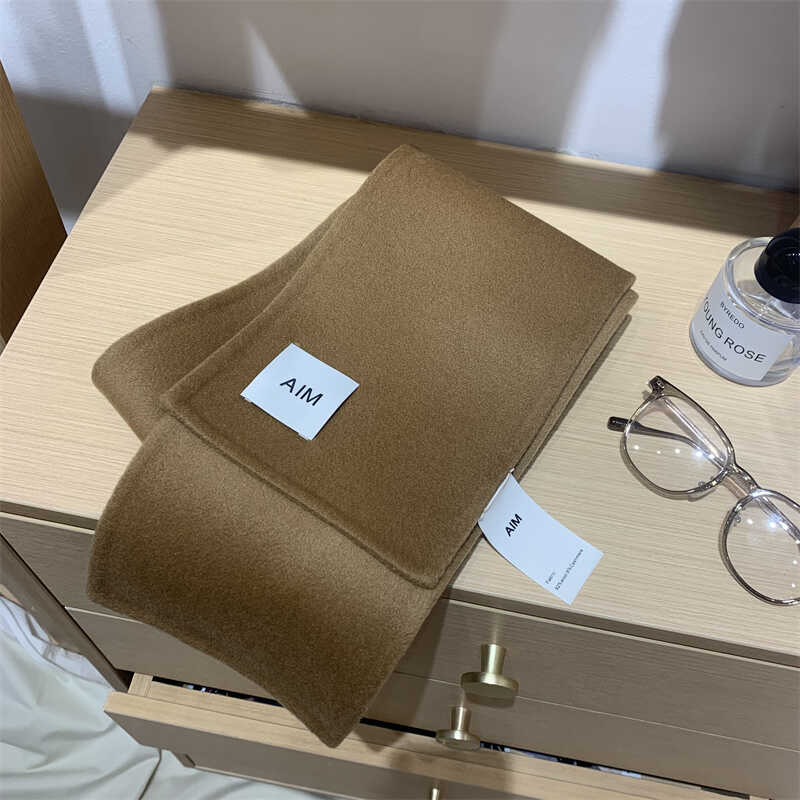 出口韩国高品质羊毛围巾男女士冬季学生保暖纯色情侣款羊驼绒围脖