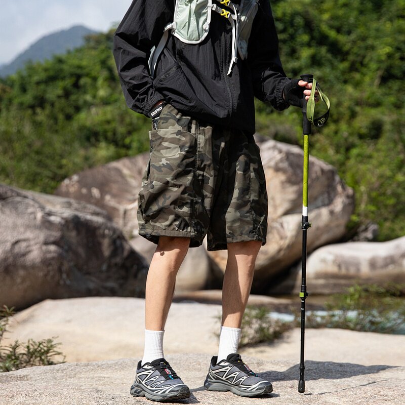 夏季迷彩三防运动五分裤