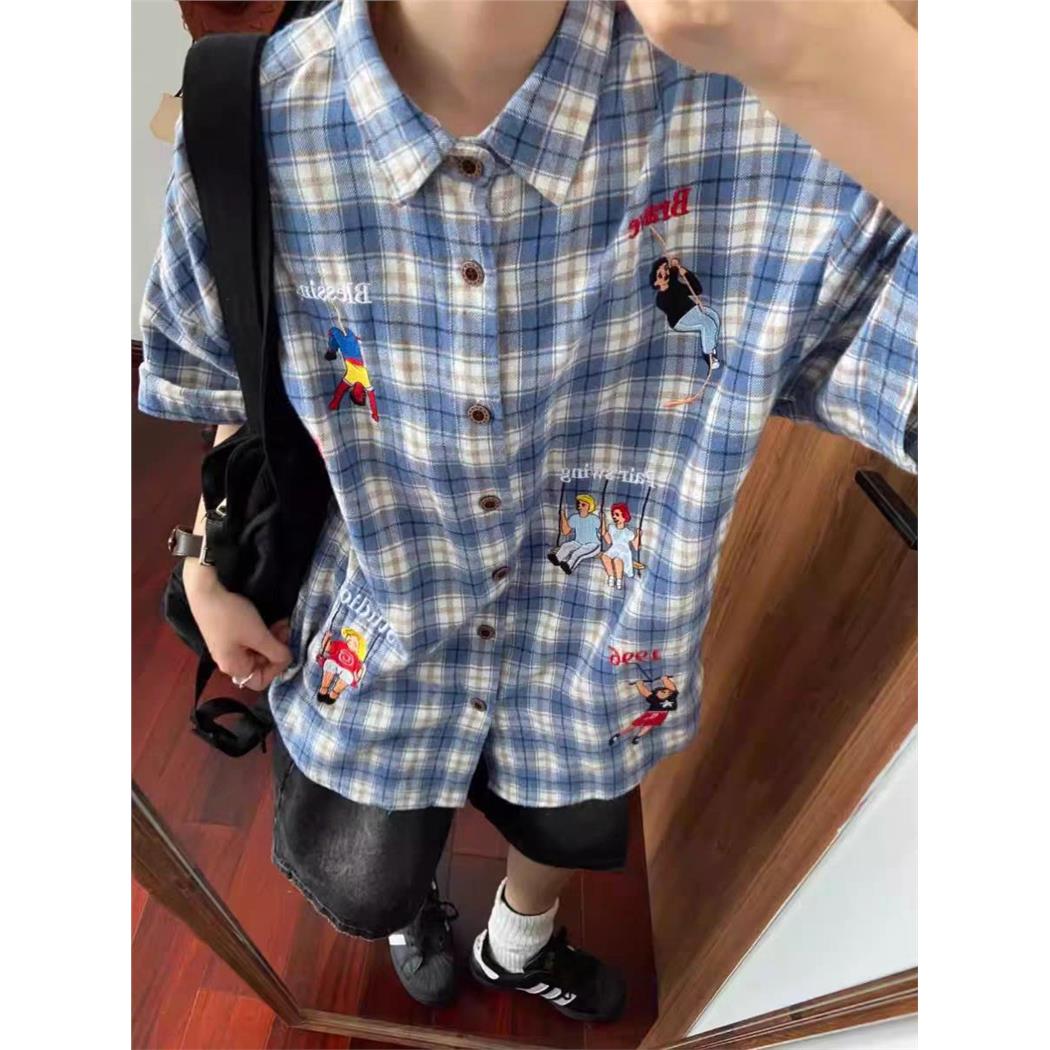 夏季美式覆古运动员短袖