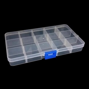 RC航模零件盒电子元件盒收纳盒储物盒工具盒可拆分10格 15格