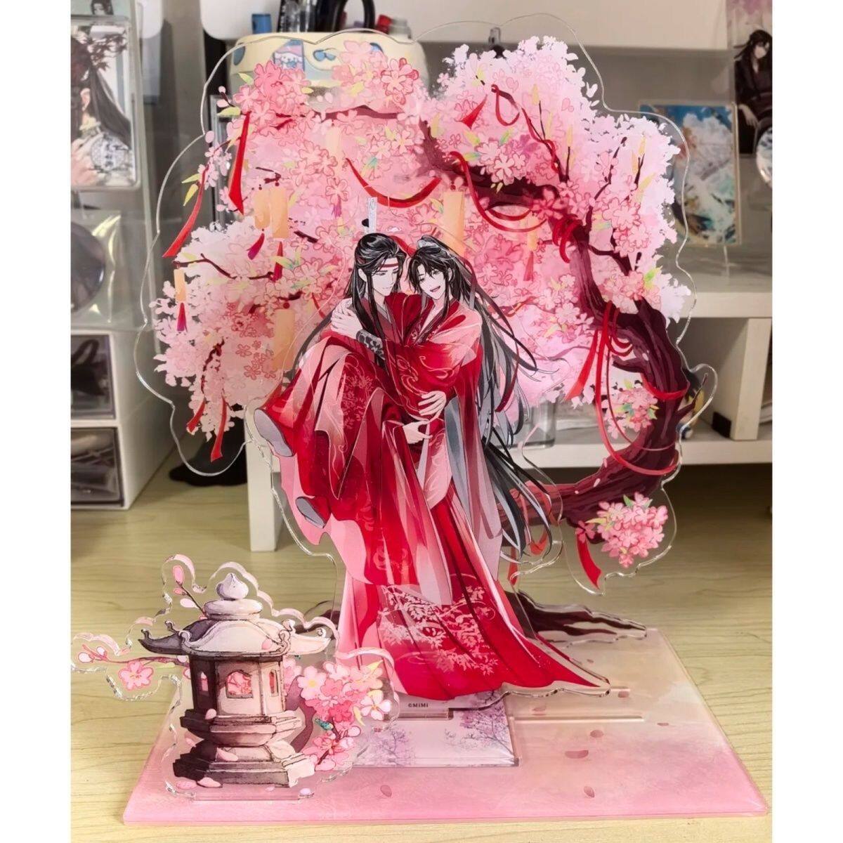 自制魔道祖师周边魏无羡蓝忘机新婚高颜值亚克力桌面摆件礼物