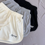 Летние спортивные шорты, приталенные штаны, защитное белье для отдыха, в корейском стиле, высокая талия