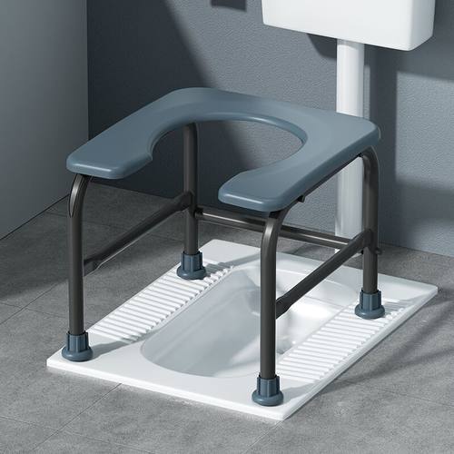 老人坐便椅孕妇厕所凳子蹲便器家用移动马桶坐便器蹲厕改坐厕椅子