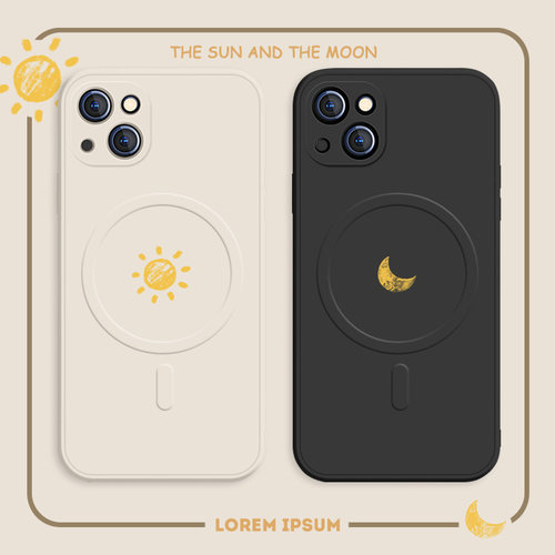 简约小众新款磁吸男款保护套