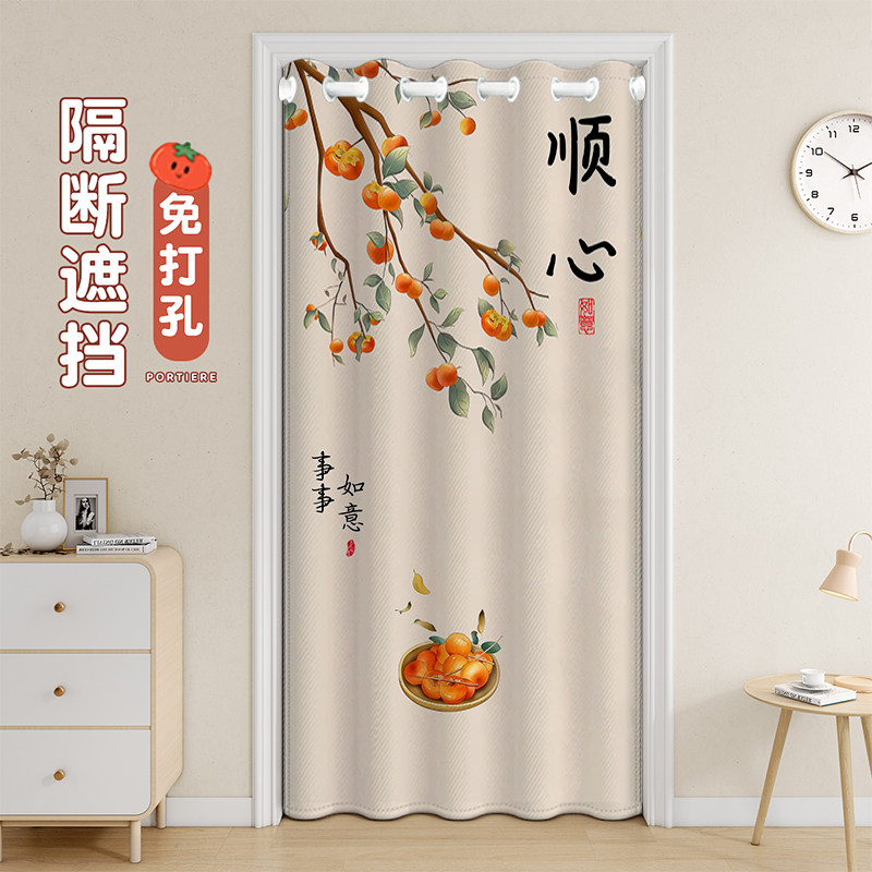 空调挡风遮挡帘子免打孔隔断帘图片