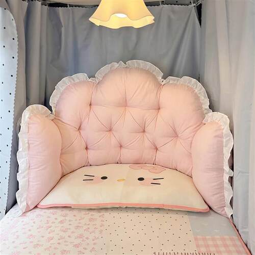 宿舍床头靠垫学生抱枕软包单人床上靠背护腰靠枕改造布置加厚枕头
