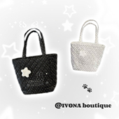 巨能装 IVONA 小兔托特^ 原创手工diy烫钻闪闪Miffy兔单肩包包