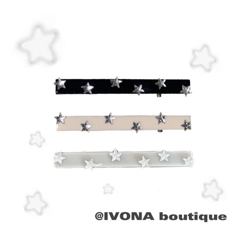 IVONA【一字星星】y2k小众设计感闪闪贴钻五角星辣妹鸭嘴夹发饰