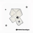 不撞款 甜妹穿搭 Y2k星星可爱少女保暖围巾围脖 心动至上 IVONA