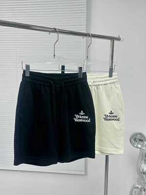 欧货宽松万针刺绣短裤