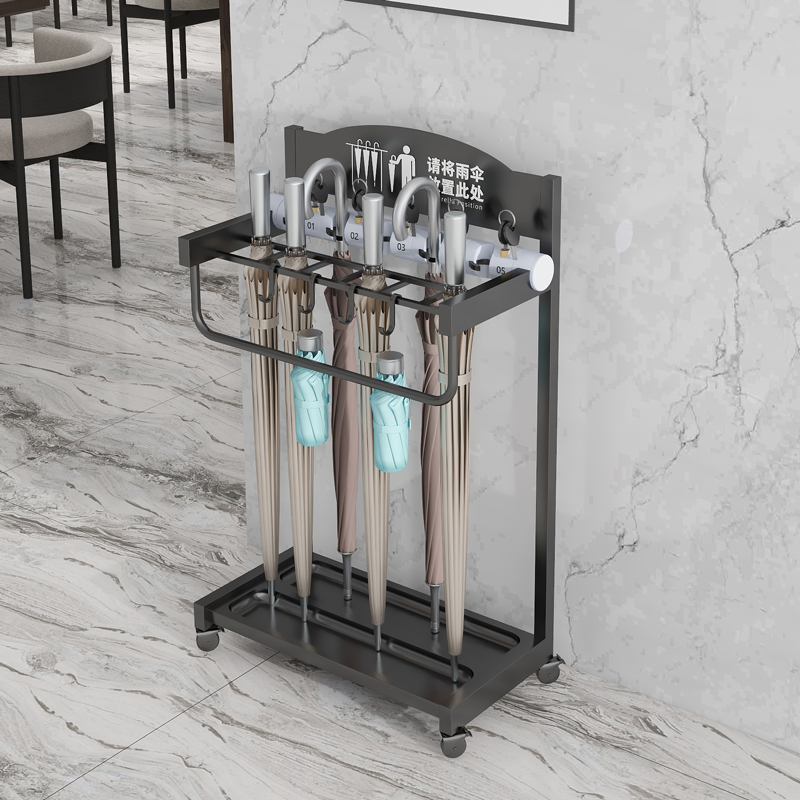 热卖1万+带锁雨伞架置物架