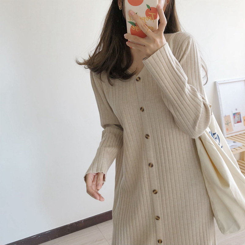 孕妇秋冬装毛衣2023s新款法式休闲长裙子针织哺乳衣打底哺乳洋装