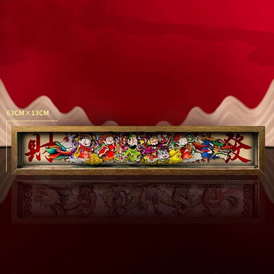 五路财神开业礼物乔迁新居v礼品摆件新家非遗招财工艺品文创装饰