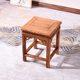 花梨木小方凳家用红木茶桌凳子中C式 实木板凳原木矮凳沙发凳换鞋