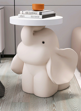 轻奢大象大型客厅落地摆件电视柜沙发旁床头茶几托盘音响乔迁礼物