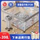 可折叠收纳婴儿游戏围栏防护x栏室内家用客厅地上爬爬垫宝宝安全