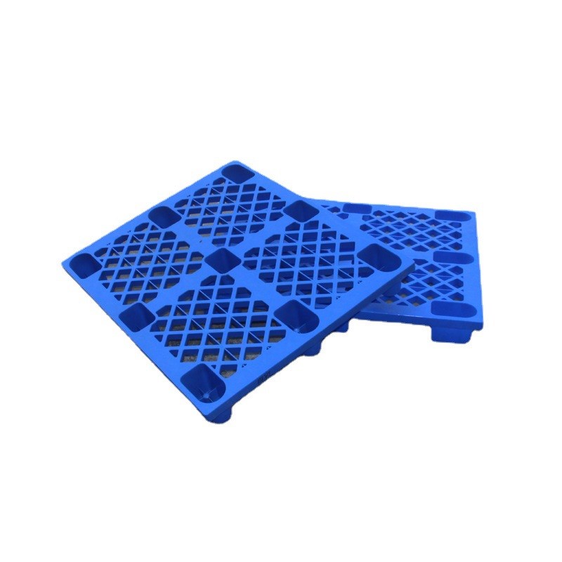 加厚九脚塑胶卡板仓库叉车托盘 物流出口塑料P卡板超市食品防潮板