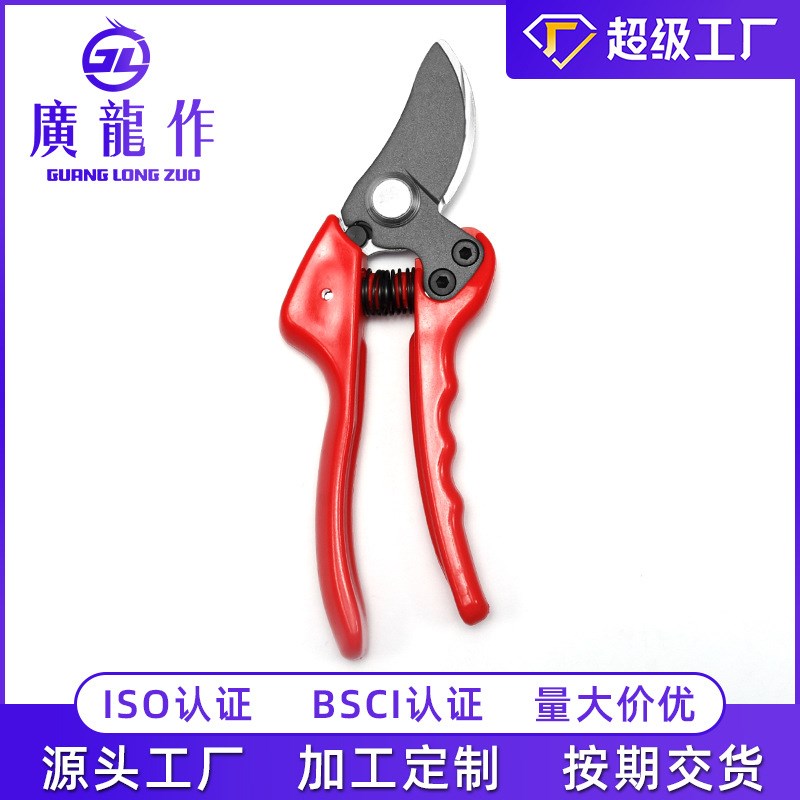 园艺剪枝剪刀果树修枝剪 不锈钢园林花艺修剪 树枝工具采摘水果