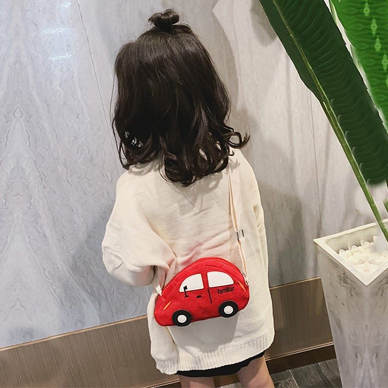 儿童包包小汽车斜挎包可爱卡通小孩D外出背包男女童时尚宝宝零钱