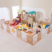 儿童乐园室内游乐设备宝宝小型家用游乐场M滑滑梯秋千婴儿游戏围