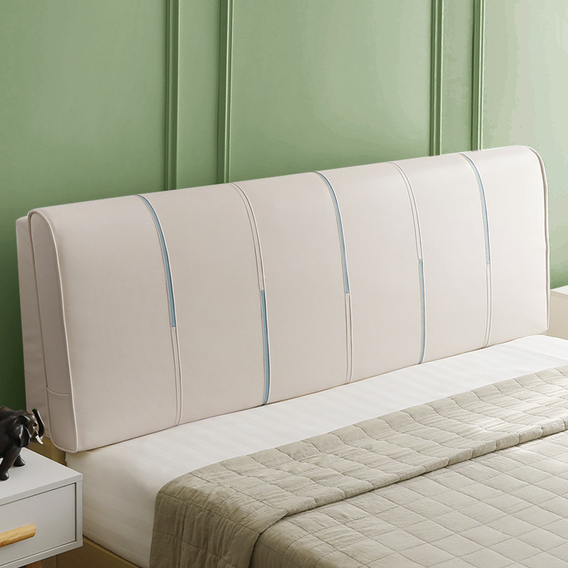 床头软包靠背靠垫悬浮床大靠背垫新D款自粘床上背枕榻榻米靠背免