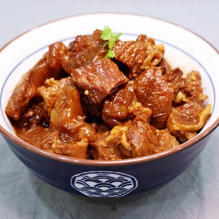 紫光园筋头巴脑牛肉筋火锅新鲜加热即食真空装 老北京特产卤味熟食