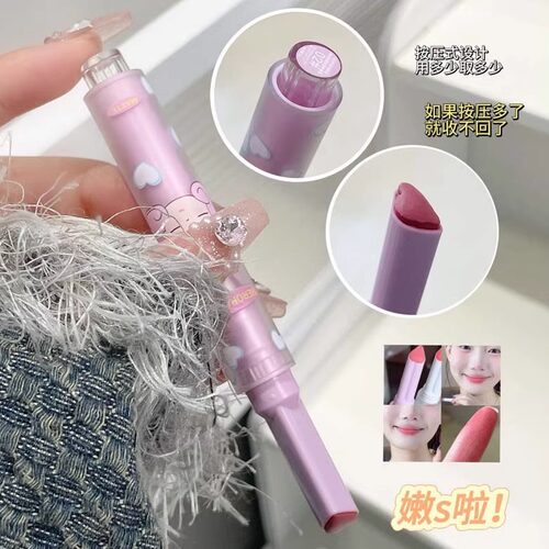 嫩绒绒雾面固体唇泥哑光丝绒不易沾杯平价秋冬显白口红~HERORANGE