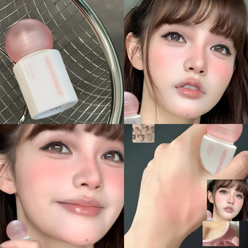 HERORANGE浅雾柔粉哑光液体腮红