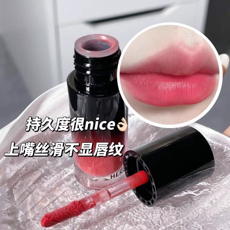 沁微抚唇润泽唇釉多用液持妆显色低饱和纯欲滋润唇彩女~HERORANGE